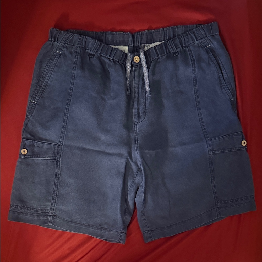Tommy Bahama Navy Cargo Shorts